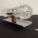 Applique double Space age en verre par Raak, Pays-Bas vers 1970