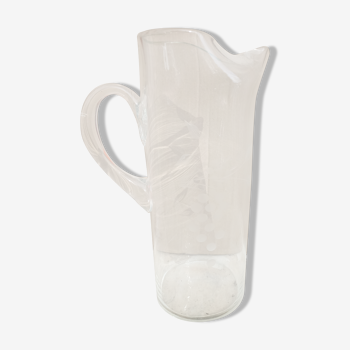 Glass pitcher