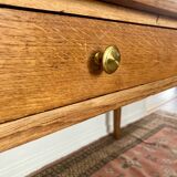 Farmhouse table with drawers