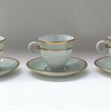 Limoges A. Vignaud porcelain cups and cups