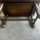Table basse en chêne et ardoise – années 60-70
