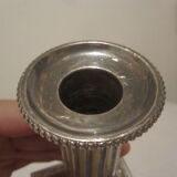 Pair of candlesticks Cailar Bailard silver metal