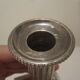 Pair of candlesticks Cailar Bailard silver metal