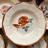 Deep plates earthenware Digoin Sarreguemines