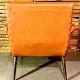 Caramel armchair from the 70s