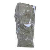 Solid Sèvres crystal vase from the 1950s