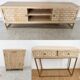 Mango wood furniture set for the living room.