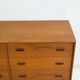Modern Scandinavian buffet in teak with drawers