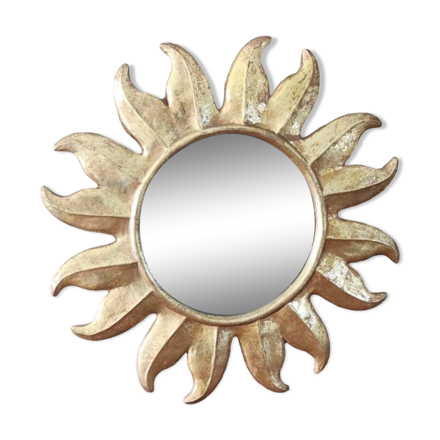 Golden sun mirror