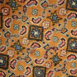 Vintage persian living room rug handwoven red wool ardebil carpet area rug- 197x292cm