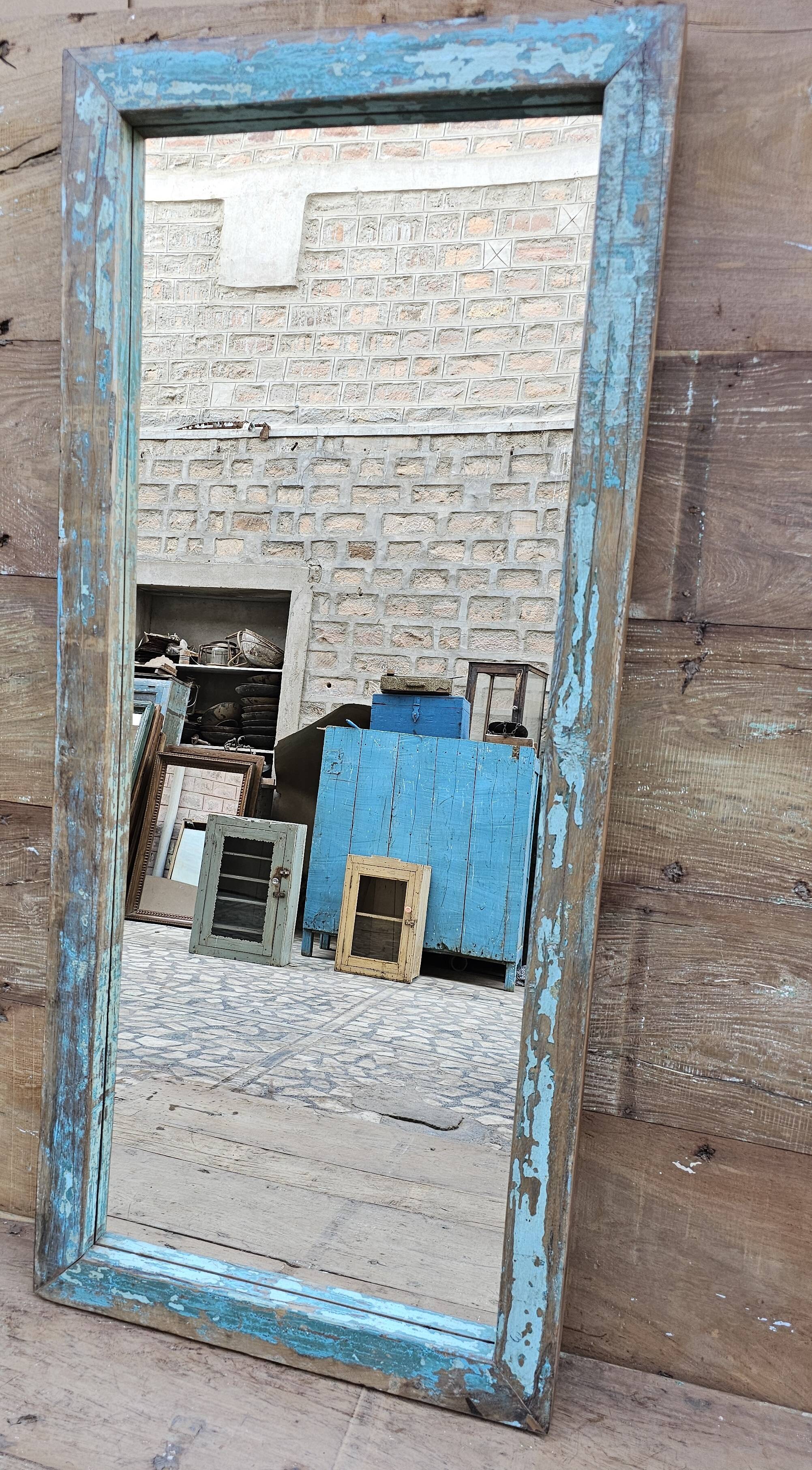 Teak mirror from Burma