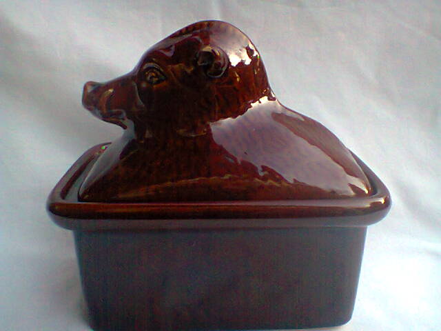 Vintage earthenware terrine