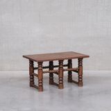 Oak french deco coffee table