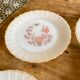 Lot de 6 assiettes à dessert vintage Termocrisa