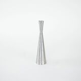 Metal candlestick, Italian design, 1970s, made in Italy