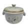 Soup or vinegar sarreguemines morzine 1970 gray floral decoration brown