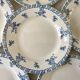 set of 6 dessert plates Terre de Fer St Amand model "Athens" XXth