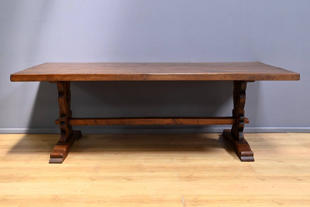Table de monastère en chêne