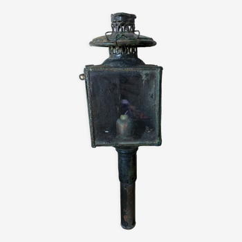 Old carriage lantern fiacre XIXth