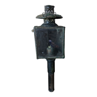 Old carriage lantern fiacre XIXth