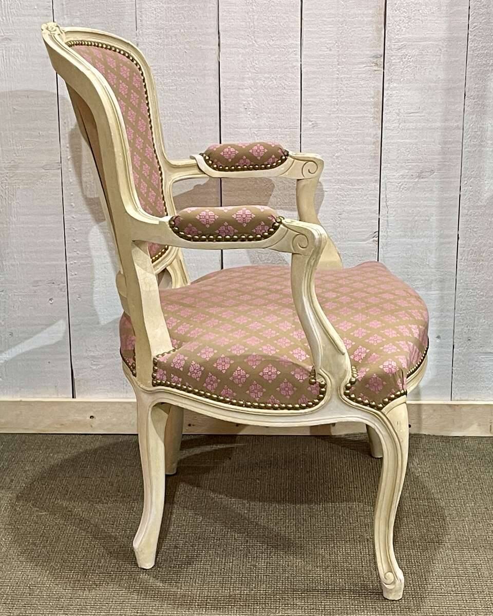 Louis XV style armchair, work from the 70s