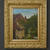 Pair of “Country Scenes” Paintings, signed A. Minne – Late 19th century