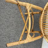 Rattan basket chair