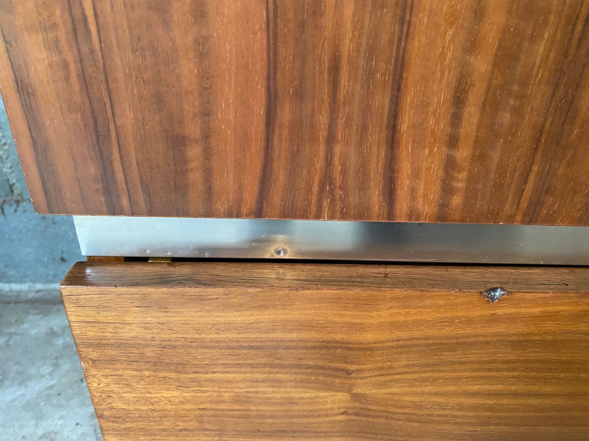 Set 2 vintage buffets lacquered wood