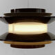 Pendant light "Trava" brown version by Carl Thore for Granhaga Metallindustri. Sweden 1970s.
