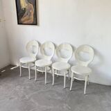Set of 4 Baumann bistro chairs, Mouette model