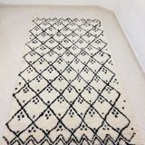Tapis marocain en laine berbère 253 x 142cm