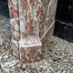 Louis XV Pompadour style fireplace in red Rance marble circa 1880