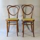 Fake pair of caned bistro chairs, Kohn and Mundus, circa 1910 - no Thonet.