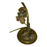 Lampe de bureau ancienne decor fleurs