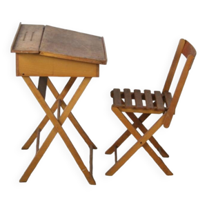 Ensemble bureau pupitre - chaise