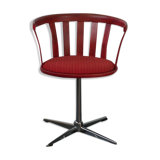 Vintage red swivel desk 70s