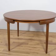 Mid-Century Teak Dining Table & Chairs by Hans Olsen for Frem Røjle, 1960s, Set of 5