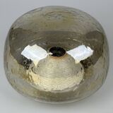 60s 70s ceiling lamp Plafoniere Flush Mount Böhmer Leuchten Germany Glass