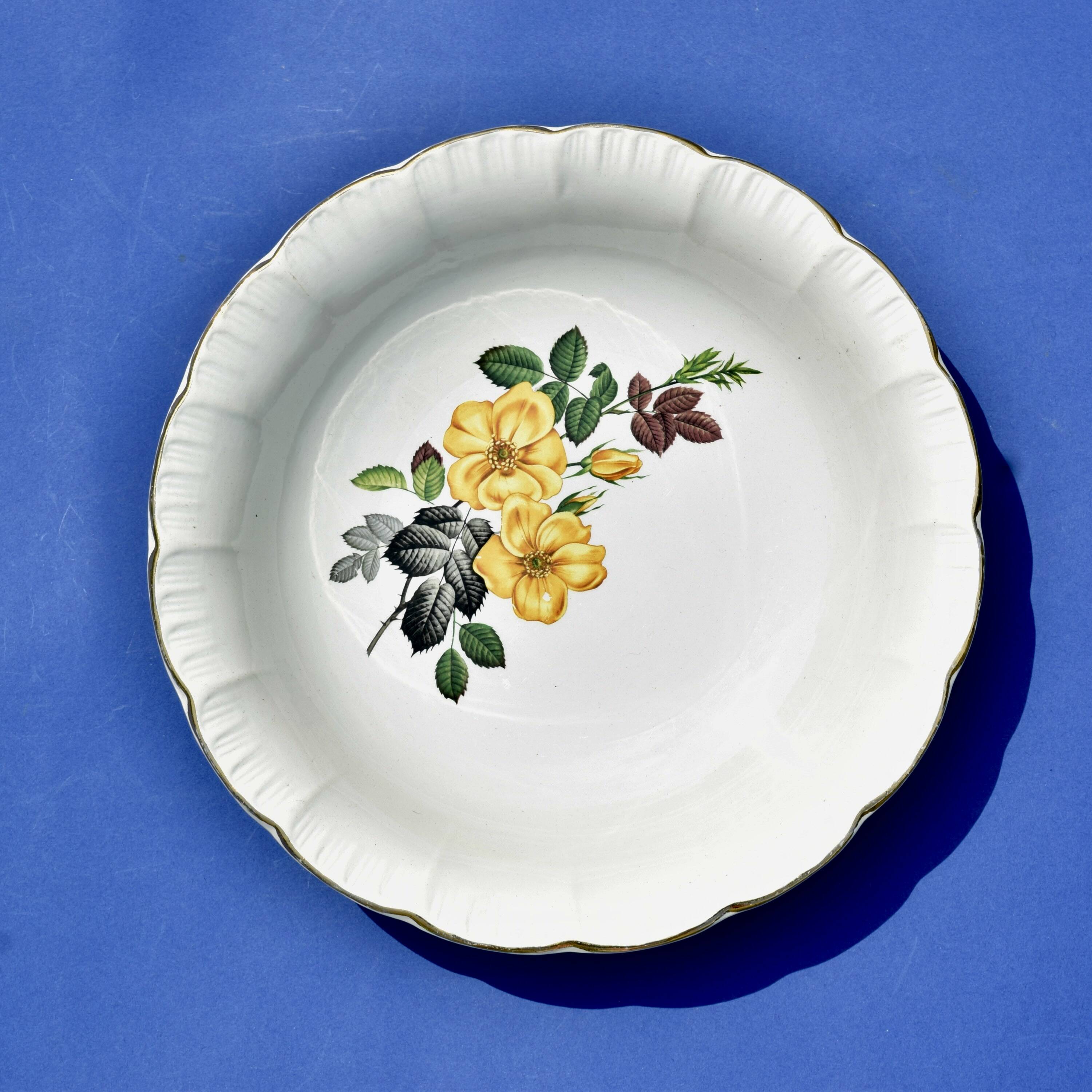 Antique round serving dish from Digoin and Sarreguemines - Rivoli series