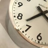 Industrial Brillie clock 25 cm functional vintage