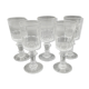 Service of 5 glasses with Meisenthal Portieux liqueur mirabeau model