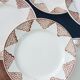 Set of 5 dessert plates, Société amandinoise de St-Amand