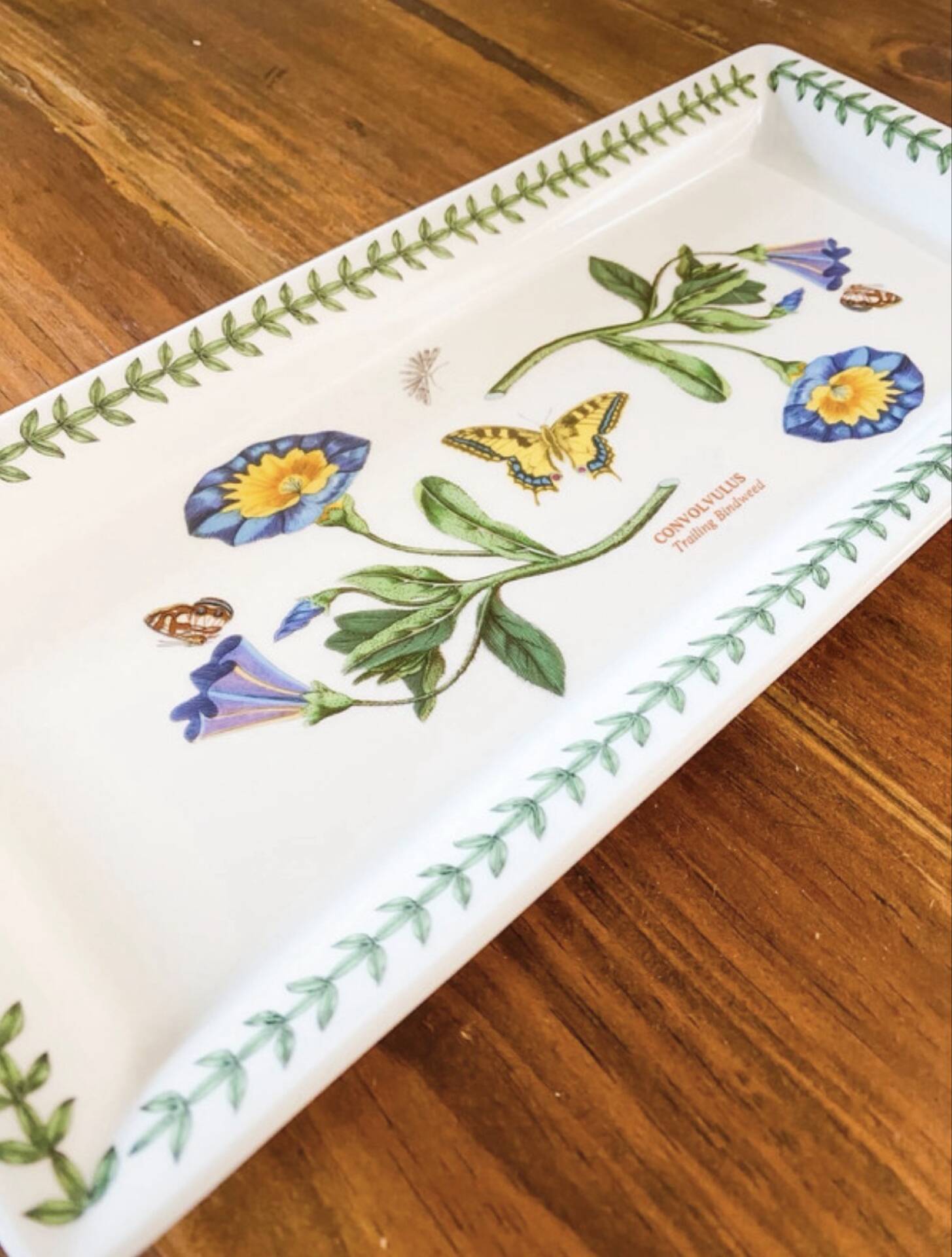 Vintage cake dish Portmeirion Botanic Garden Convolvulus