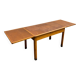 Art deco dining table or desk in wood (extendable)