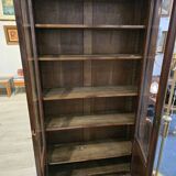Antique walnut display case - Louis Philippe period