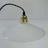 Old vintage opaline suspension 25 cm