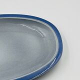 Set of two Boch blue dishes