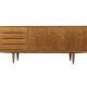 Vintage oak sideboard by Bydgoskie Fabryki Mebli, 1960, Poland