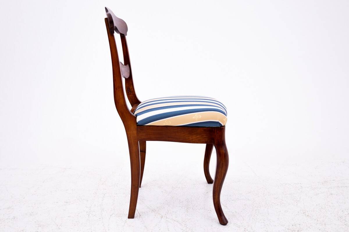 Five antique chairs, Northern Europe, around 1890. After renovation.