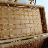 Wicker suitcase